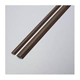 （まとめ）エレコム 床用モール（木目） LD-GA1207／WD【×10セット】