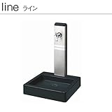 水栓柱 トリム ライン ブラック×パネルカラー:シルバー(ガーデニング水栓柱 一口タイプ 水栓柱&パンセットタイプ)