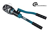 CGOLDENWALL 　22~200mm²手動油圧ハイドロプライヤー　ケーブル銅アルミ端子の圧着に　ダイス8種付油圧圧着工具　一人で高空作業可能 【一年安心保証】