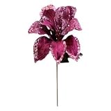 30 "藤色ビーズMagnolia 11 " Flower
