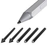 5個セット for Microsoft Surface Pro用ペン先 交換用ペンチップ スタイラスペン HB HB HB 2H 2H 交換キット for Microsoft Surface Pro 7/6/5/4、 Book1/2、Laptop1/2、Studio、Go1/2 対応替え芯 高感度