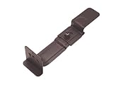 雪止 金具 スワロー工業 平板瓦用 後付 24型 羽根 53mm ダークブラウン SUS430 30入