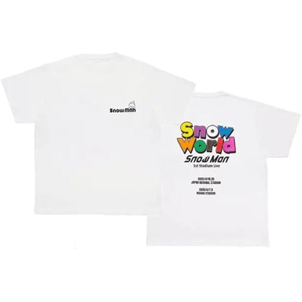 Amazon.co.jp: Snow Man 【Tシャツ】ASIA TOUR 2D.2D. 公式グッズ : ホビー