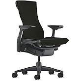 【正規品】Herman Miller (ハーマンミラー) エンボディチェア オフィスチェア グラファイト(ブラック) シンク:ブラック BBキャスター CN122AWAAG1G1BB3Y12