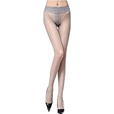 [Aokbok] オールスルーストッキング 15デニール ストッキング マチ付き オールスルー ブラック パンティーストッキング 美脚 美尻 パンスト オール スルー 切替えなし
