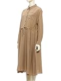 (メリアビームス) merrier BEAMS / レーヨン シャツワンピース (授乳対応) 67260262782 ONE SIZE BEIGE