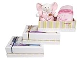 2 pc Baby Gift Set - Elephant and Blanket. (yellow) by Baby Bow