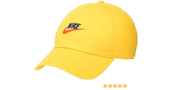 Amazon Co Jp ナイキ ナイキ ヘリテージ86 フューチュラ ウォッシュド キャップ 739sp イエロー ｆｆ Men S 服 ファッション小物