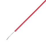協和ハーモネット UL耐熱ビニル絶縁電線 赤 リール巻 100m UL1007AWG26 100m<RD>