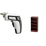 『電動ドライバー 充電式 RD110-W ホワイト』と『ラック スペースフィット 幅40×奥行29×高さ90cm ウォールナット S-SFR9040』のセット
