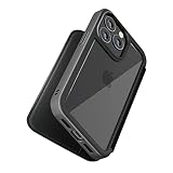 Premium Style iPhone 13 Pro Max用 ガラスフリップケース ブラック PG-21PGF01BK