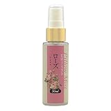 日本製 ピローミスト50ml 安眠 睡眠時のリラックス用に 枕用 フレグランス (ローズ, 50ml)