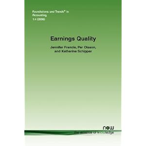 Earnings Quality (Foundations and Trends(r) in Accounting)