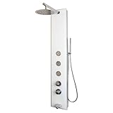 パルス1032 Hanalei 2.5 GPMシャワーパネルwith Rainシャワーヘッド、単一機能H、 1032 1