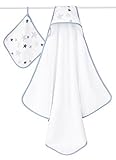 aden + anais Classic Hooded Towel Set & Washcloth - Rock Star by aden + anais [並行輸入品]