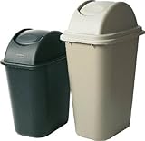 [T-8194545]ラバーメイド　デスクサイドコンテナ用フタ　スウィング式　２６．６Ｌ用　グレイ 177974275