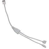 [koneko]LEDテープ用 30cm 延長ケーブル 4ピン 1オス ->メス 2分岐 2股 / 分岐 / 延長コネクタ12V RGB 3528/5050SMD用 延長 / コネクタ / コネクター