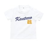 BabyChips マイユニフォーム(名入れ半袖ベビーTシャツ) 110 ホワイト