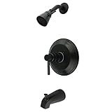Kingston Brass KB2635DL Concord Tub and Shower Faucet, Oil Rubbed Bronze [並行輸入品]
