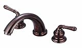 Aviditi Olympia Series P-1131CS-ORB Accent Two Lever Handle Roman Tub Set, Oil Rubbed Bronze [並行輸入品]