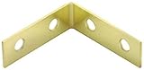 Stanley Hardware 80-3800 Solid Brass Corner Braces [並行輸入品]