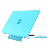 Ryo YXL MacBook Pro 14インチ ケース (M5/2025/A3426/A3427、M4/2024/A3112/A3185/A3401、M3/2023/A2918/A2992、M2/2023/A2779、M1/2021/A2442) 対応 スタンド 耐衝撃 マックブック カバー ブルー