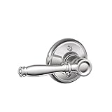 Schlage f170-bir Birmingham Singleダミードアレバー、光沢クロムby Schlageロック会社