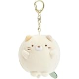 MV62401 すみっコぐらしコレクション たぬきのまんまるレストラン ぶらさげぬいぐるみ ねこ