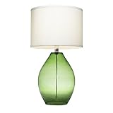 Kichler Lighting 1-lightグリーンガラステーブルランプ