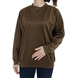 リアルストーン（RealStone） トレーナー レディース ロングスリーブトップ TR-C007PO BR （ブラウン/Ｍ/Lady's）