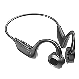 骨伝導ワイヤレスヘッドホン 防水bluetooth5.1 ヘッドホンマイク付き ノィズキャンセリング