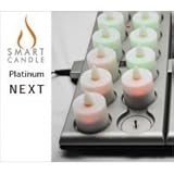 ELUX(エルックス) SMART CANDLE(スマートキャンドル) Platinum Next 通常タイプ業務用12ピース充電キャンドルセット SC1545-CL