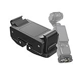 Kimyoaee Osmo Pocket 3 用 三脚アダプター クイックインストール 1/4ネジアクションカメラインターフェース一体型アダプター 拡張マウントアダプター ブラケット ブラケットオスモポケット3 用アクセサリー