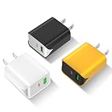 素直な虹 USB コンセント Type-C PD 充電器 20W ACアダプター 【３個セット・PSE認証済・USB-Aポート＋USB-Cポート】急速充電器iPhone/Xperia/Samsung Galaxy/Android 等のUSB機器対応 USB-C タイプc 充電器 (マルチカラー)