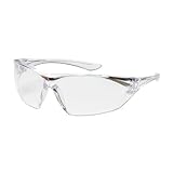 Bullseye 250-31-0010 Rimless Safety Glasses with Clear Temple, Clear Lens and Anti-Reflective/Fogles