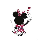 [GREDINO] ステッカー ミッキーマウス 防水 シール 車のステッカー ミニー スーツケース ノートパソコン バイク ヘルメット など適用