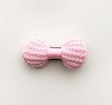 Baby Deer Clips ヘアクリップ for ベビー キッズ ころんとりぼん (フラミンゴ)