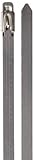 BAND-IT KE1368 Uncoated 304 Stainless Steel Ball-Lok Cable Tie, 5/16 Width, 26.8 Length, 0.010 Thick