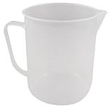 uxcell　メジャーカップ　計量カップ　ビーカー　容量 500mL　ハンドルデザイン　透明　プラスチックラボ　カップ