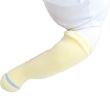 Lianライフスタイル赤ちゃん女の子幼児用3 Pairs Combedコットンひざ高ソックスサイズ0y-3yマルチカラー カラー: イエロー