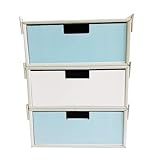 バンドー(Bando) チェスト ブルー 幅38.2cm×奥行27.8cm×高さ17.2cm スタッキングチェスト SCH-BL