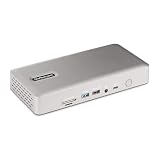 StarTech Thunderbolt 4ドッキングステーション Windows 4画面 MacBook Pro Air 2画面 4K HDMI DP 98W 132N-TB4USB4DOCK