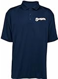 Milwaukee Brewers MLBマジェスティックMJM Dri Fitポロシャツネイビーブルービッグ＆トールサイズ 6L