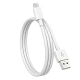 マイクロUSBケーブル 1m 1本セット Suptopwxm QC3.0対応 2.4A急速充電 【台形端子専用・Type-C非対応】 スマホ PS4コントローラー データ転送 絡まりにくい 高耐久