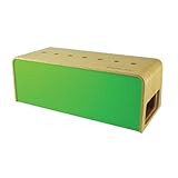 ヤマト工芸 タップ＆コード収納 TAP＆CORD BOX YK09-115-Lgr ライトグリーン