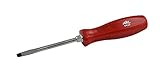 MACTOOLS ペンタグリップスクリュードライバー　マイナス#2(赤)