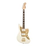 Squier by Fender 40th Anniversary Jazzmaster Gold Edition Olympic White エレキギター スクワイヤー/スクワイア