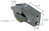 CRL 1 – 1 / 2 "スチールスライドガラスドアローラーwith 3 / 4 "ワイドハウジングfor Fleetwood & Fullviewドアバルク( 10 )パック – d1533b