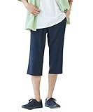 [ニッセン] ロングパンツ メンズ 接触冷感・吸汗速乾・ストレッチ7分丈パンツ ネイビー 8L