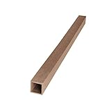 ウッドデッキ 人工木材 人工木 部材 樹脂ウッドデッキ フェンス材 支柱H-B023 50×50×2000mm【H-B023】【2色選択可】 (ナチュラル・12本セット)